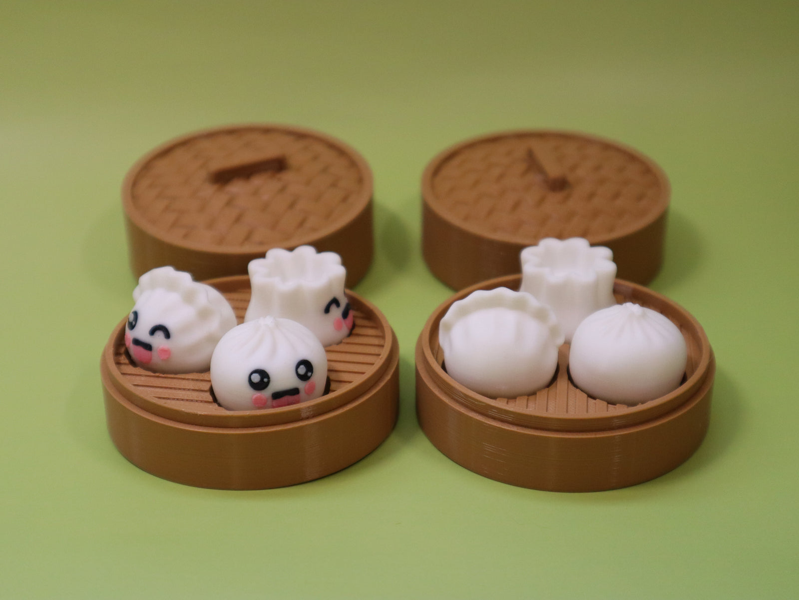 🥟Kawaii Dim Sum Clickers with Box 🥟