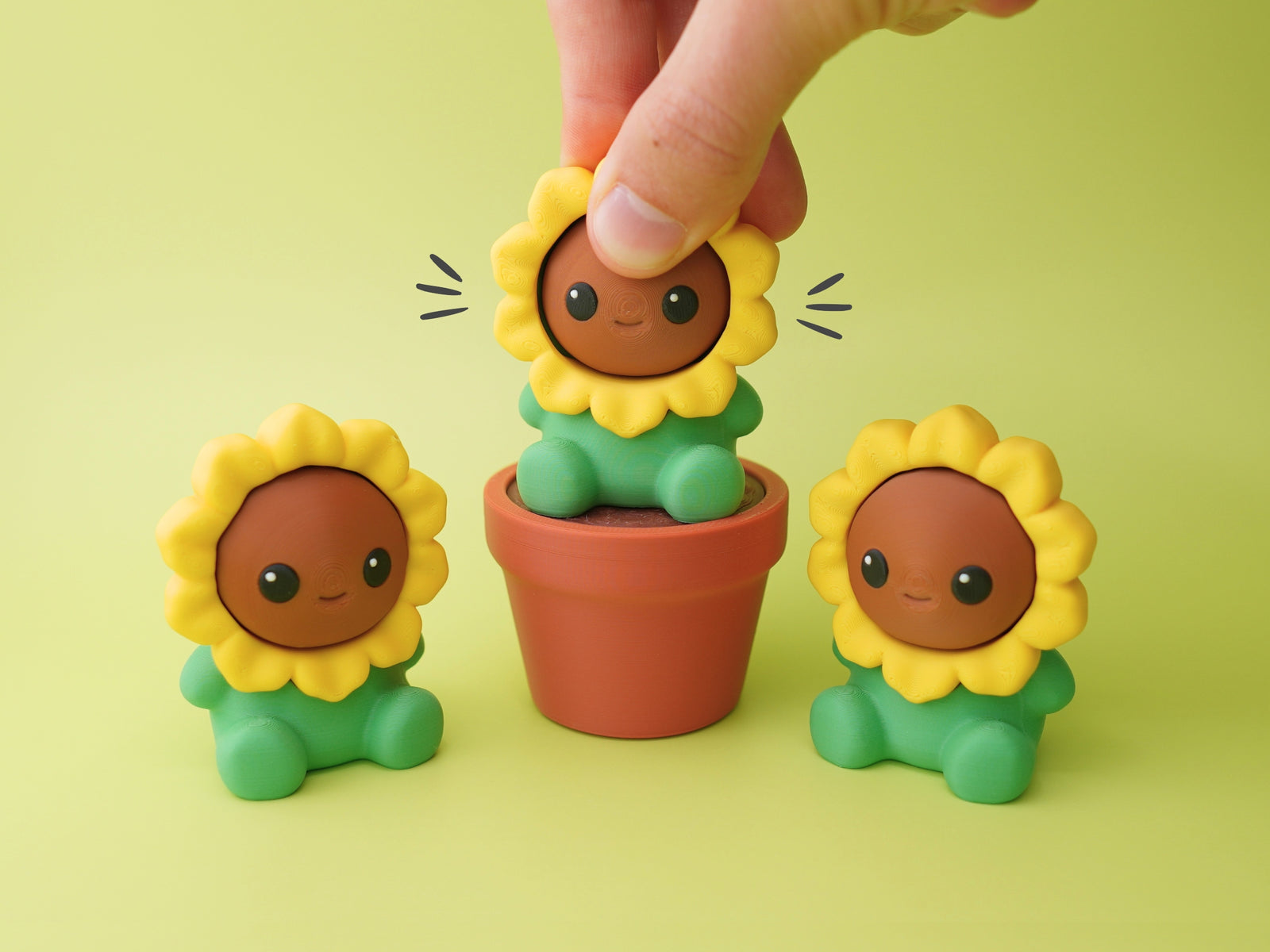 💛Baby Sunflower Clicker Fidget🌻💛