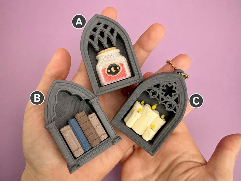 Gothic Library Shelf Clicker